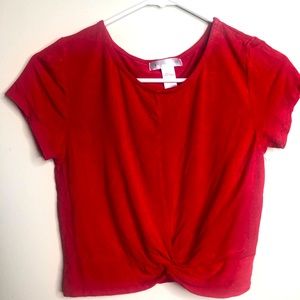 Beautiful red top! Perfect for date night